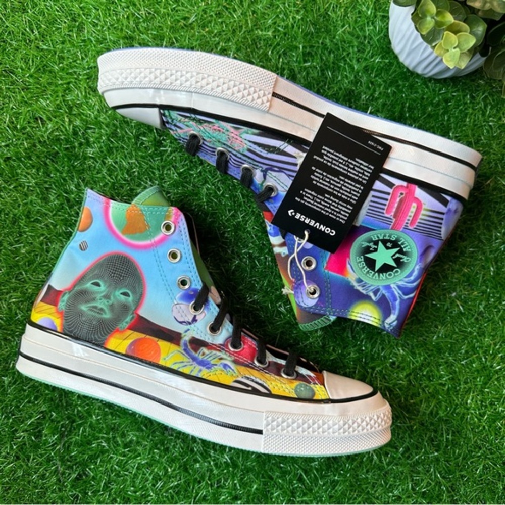 Converse Chuck Taylor All Star Chuck 70 Hi Prism Green / Royale Pulse - Picture 7 of 8